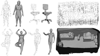 Unsupervised Occupancy Learning from Sparse Point Cloud